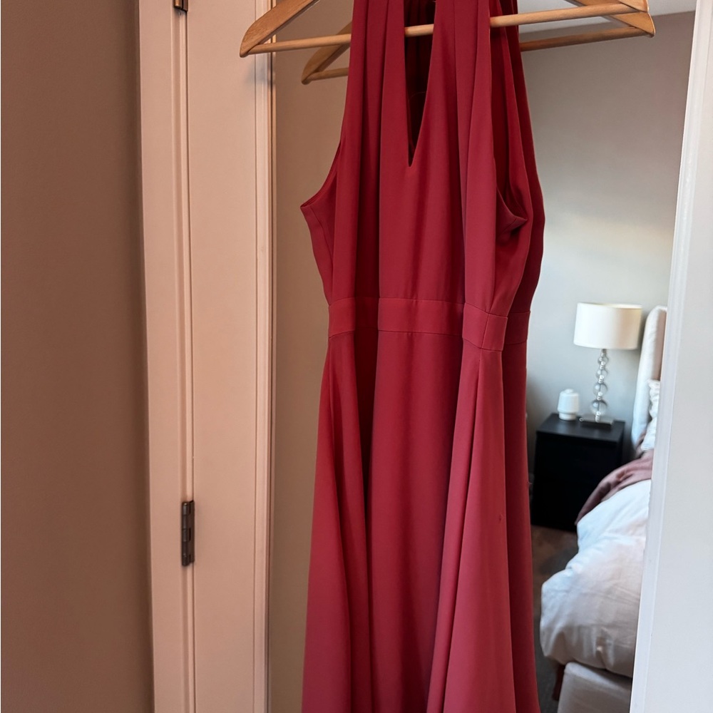 Express halter Sleeveless Pink Dress